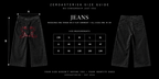 JEANS ANANTA RUBINO * BLACK WITH IMPERIAL PORPORA EMBROIDERY [lime edition]