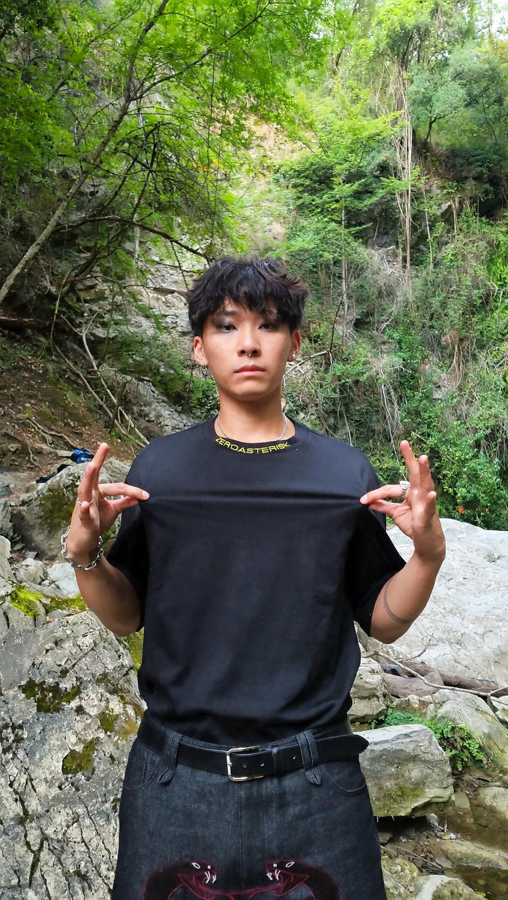 SHUNYA T-SHIRT * BLACK