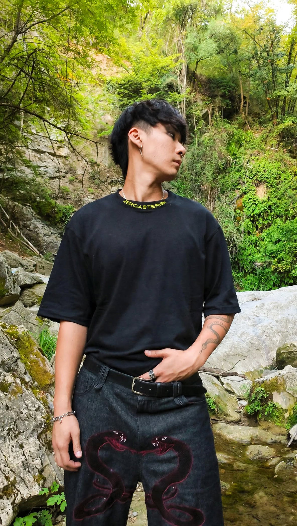 SHUNYA T-SHIRT * BLACK