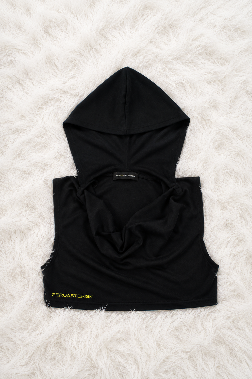 ANJALI CROP HOOD  * BLACK
