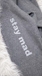 UNMATTA SWEATPANT * GREY WITH WHITE PRINT